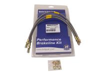 Brake Hose Kit - Stainless Steel [BRITPART DA241840S]