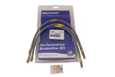 Brake Hose Kit - Stainless Steel [BRITPART DA242040S]