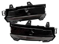 Smoked Dynamic Mirror Indicator Lamps LED Pair [BRITPART DA3389]