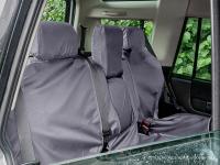 XS Rear 60/40 Waterproof Seat Covers - Grey [BRITPARTXS DA3663GREY]