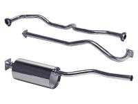 Stainless Steel Exhaust System 2.25 Petrol [DOUBLE SS DA4528]