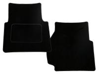 Defender Front Mat Set - Black [BRITPART DA4972BLACK]