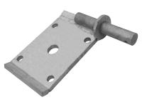 Rear Shock Lower Mount - 88inch Left Hand [BRITPART NRC3898GALV]