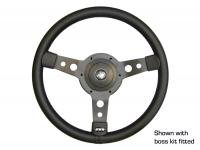Steering Wheel 14Inch Black Vinyl [MOUNTNEY ZBS1734]