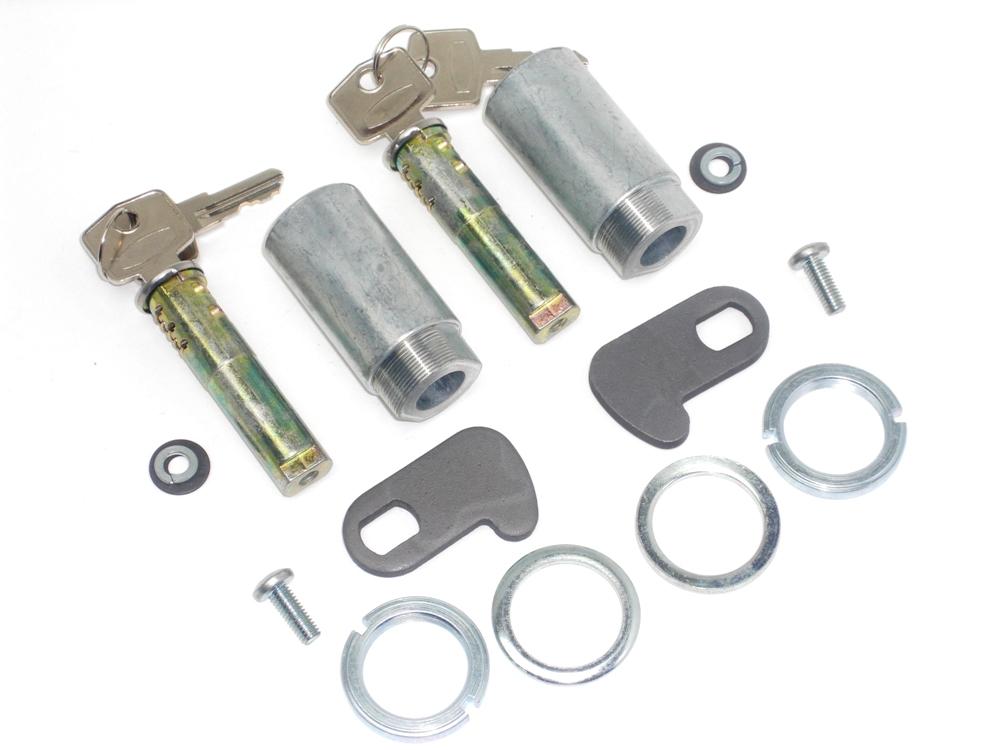 thumbnail image 2 of Land Rover Series 2 & 3 Door Lock Barrel Set - 320609 - With Keys - Bsb Brand 2 of 2