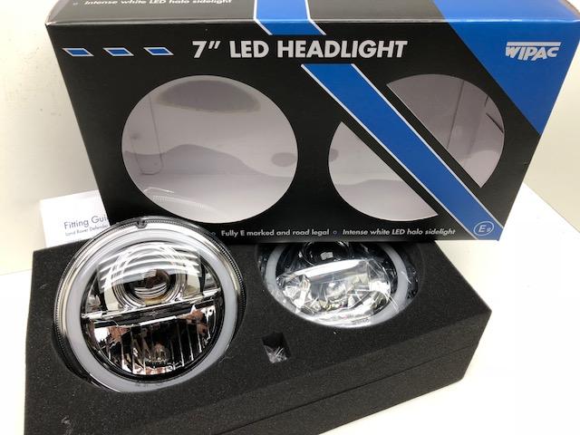 Wipac Stainless Steel Headlight Bezels For Land Rover Series 2, 2A & 3 – PRC7992SS