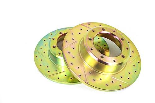 Brake Disc - Cross Drilled And Grooved [TF ALLMAKES 615123489CDG]