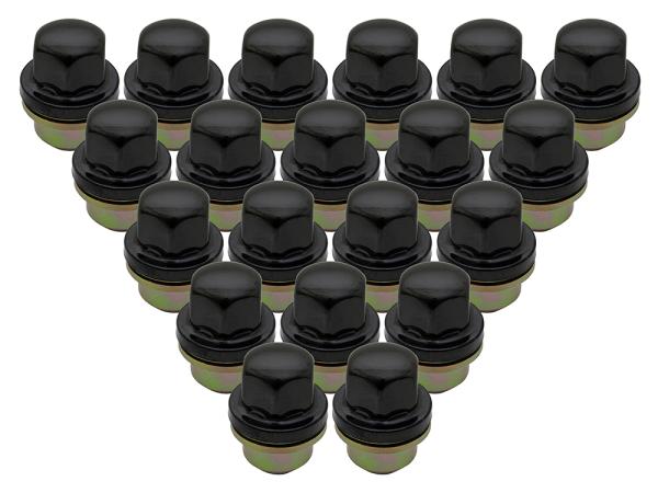 Wheel Nut Black x20 [AFTERMARKET ANR3679BX]