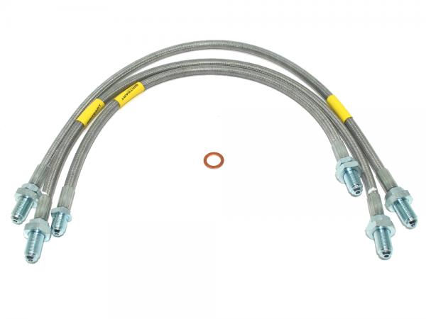 Brake Hose Kit - Stainless Steel [BRITPART DA240040S]