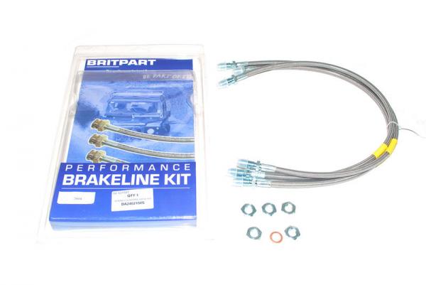 Brake Hose Kit - Stainless Steel [BRITPART DA2402150S]