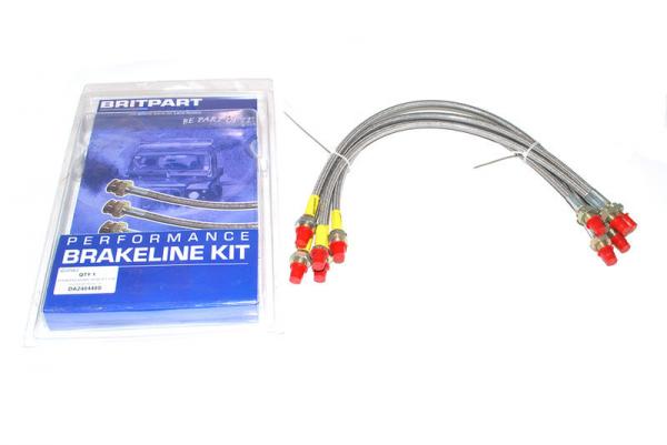 Brake Hose Kit - Stainless Steel [BRITPART DA240440S]