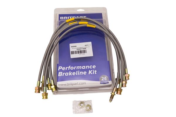 Brake Hose Kit - Stainless Steel [BRITPART DA2411150S]