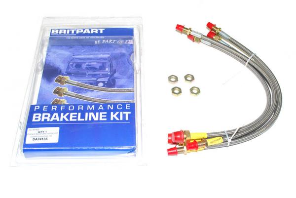 Brake Hose Kit - Stainless Steel [BRITPART DA2413S]