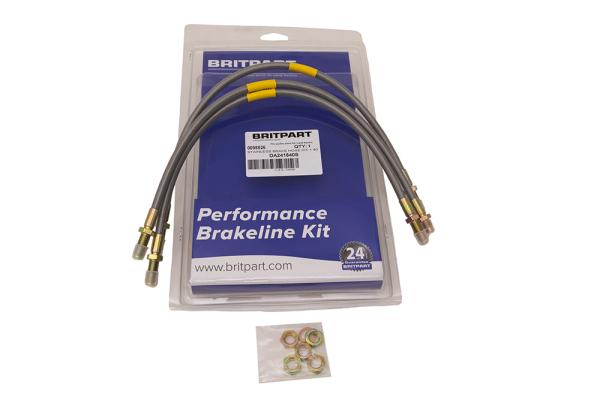 Brake Hose Kit - Stainless Steel [BRITPART DA241840S]
