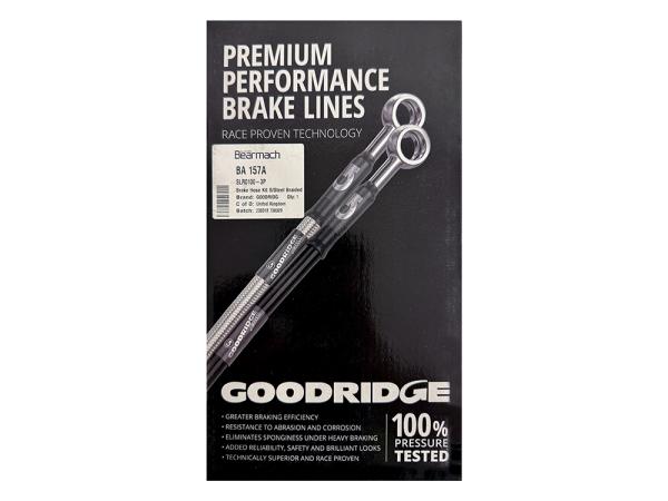 Brake Hose Kit - Stainless Steel [GOODRIDGE DA2418BM]