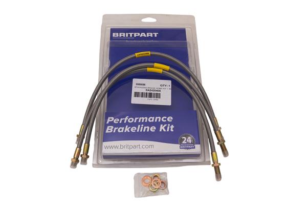 Brake Hose Kit - Stainless Steel [BRITPART DA242040S]