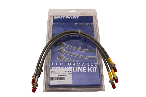 Brake Hose Kit - Stainless Steel [BRITPART DA242140S]