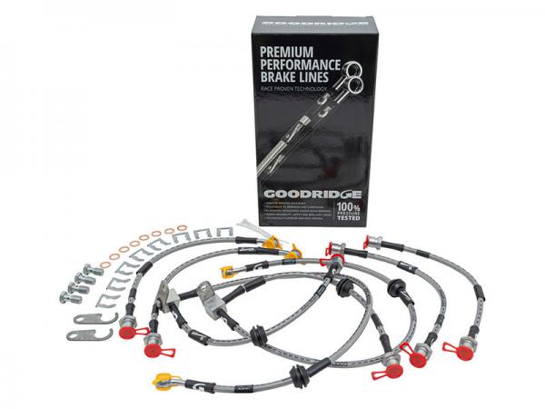 Brake Hose Kit - Stainless Steel [GOODRIDGE DA2677]