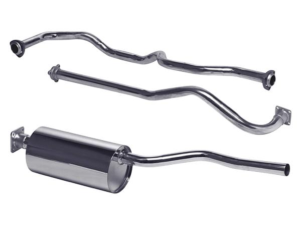 Stainless Steel Exhaust System 2.25 Petrol [DOUBLE SS DA4528]