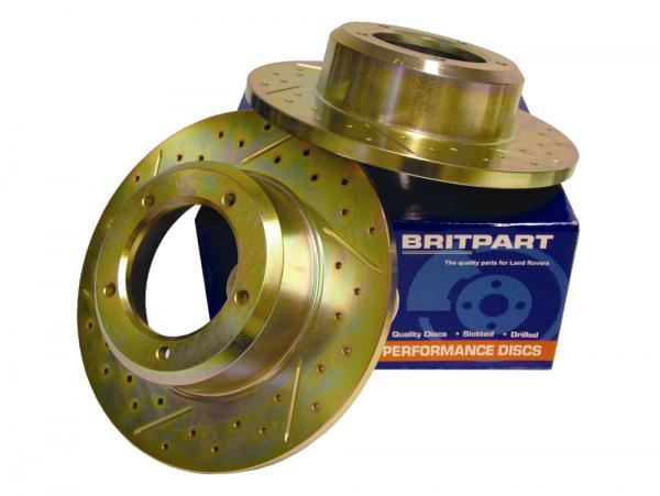 Brake Disc - Cross Drilled And Grooved [BRITPART DA4601]