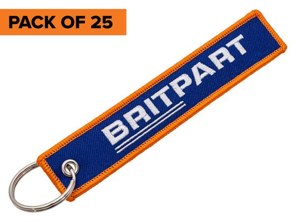 Embroidered Britpart Keyring x25 [BRITPART DA8114X]
