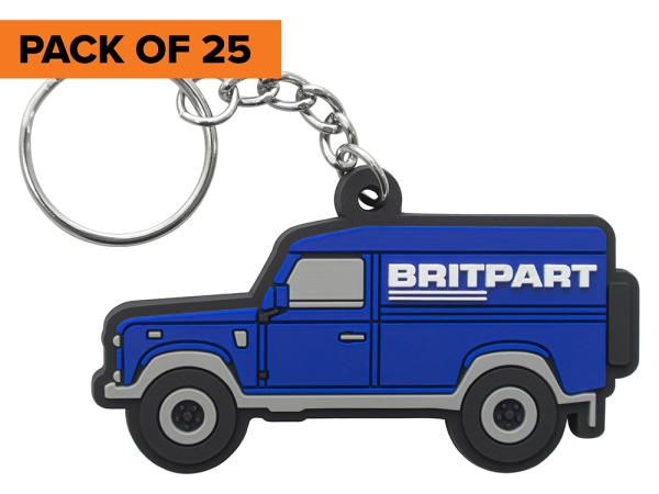 Britpart Keyring - Pack 25 [BRITPART DA8128PACK]