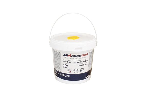 Mechanics Alcohol Free Hand Wipes - Tub of 150 [ALLMAKES GA90004] Primary Image