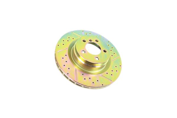 Brake Disc - Cross Drilled And Grooved [TF ALLMAKES LR189028CDG]