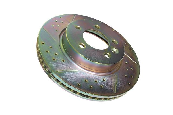 Brake Disc - Cross Drilled And Grooved [TF ALLMAKES LR189030CDG]