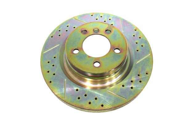 Brake Disc - Cross Drilled And Grooved [TF ALLMAKES LR189035CDG]