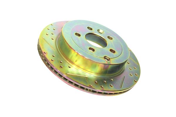 Brake Disc - Cross Drilled And Grooved [TERRAFIRMA LR189038CDG]