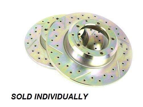 Brake Disc - Cross Drilled And Grooved [TF ALLMAKES LR189509CDG]