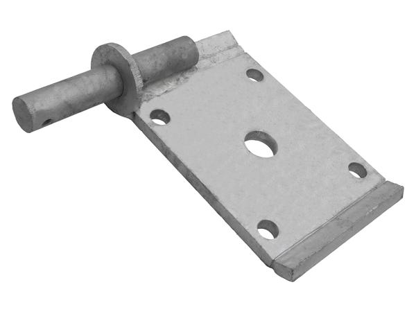 Rear Shock Lower Mount - 88inch Right Hand [BRITPART NRC3897GALV]