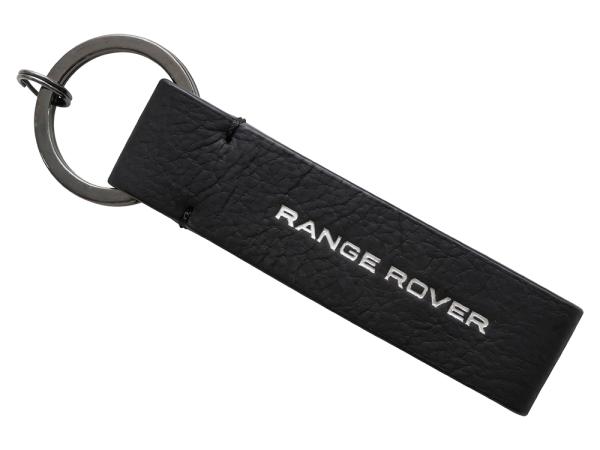 Range Rover Black Leather Loop Keyring [GEAR RLKR230BKA]