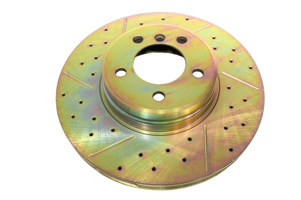 Brake Disc - Cross Drilled And Grooved [TERRAFIRMA SDB000201CDG]