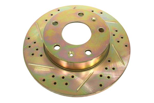 Brake Disc - Cross Drilled And Grooved [TF ALLMAKES SDB100830CDG]