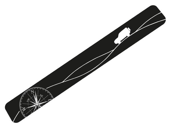 Defender Spare Wheel Cover Compass Sticker [BRITPART STICKER-COMPASS]