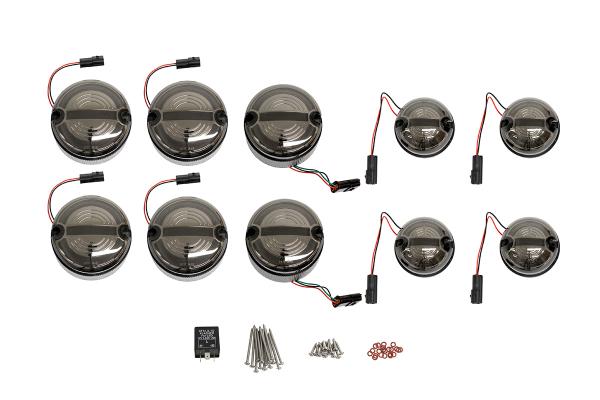 NAS Style Halo and Bar LED Light Kit- Smoked [TERRAFIRMA TF31040]