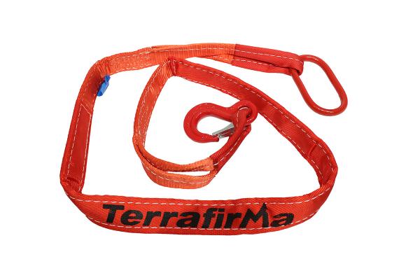 TF Tree Strap with Metal Eye & Hook 2m 5000Kg [TERRAFIRMA TF3351]