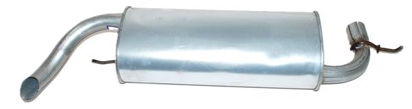 Rear Silencer and Tail Pipe [BRITPART WCG000051]