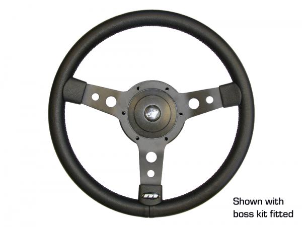 Steering Wheel 14Inch Black Vinyl [MOUNTNEY ZBS1734] Primary Image