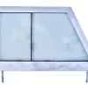 Door Top Right Hand - Glazed - Galvanised [DDS 320853G-GALV]