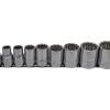 Socket Set - Whitworth 9 Pce [LASER DA1663]