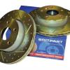 Brake Disc - Cross Drilled And Grooved [BRITPART DA4624]
