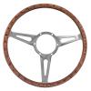 Steering Wheel 15Inch Rivited Wood Semi Dished [MOUNTNEY DA4877] Primary Image