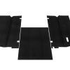 Defender 110 Rear Carpet Set - Black [BRITPART DA4917] Primary Image