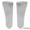 Seat Box Protectors Brushed Stainless [BRITPART DA7370] Primary Image
