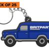 Britpart Keyring - Pack 25 [BRITPART DA8128PACK]