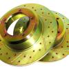 Brake Disc - Cross Drilled And Grooved [TF ALLMAKES LR017951CDG]