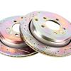 Brake Disc - Cross Drilled And Grooved [TERRAFIRMA LR189033CDG]